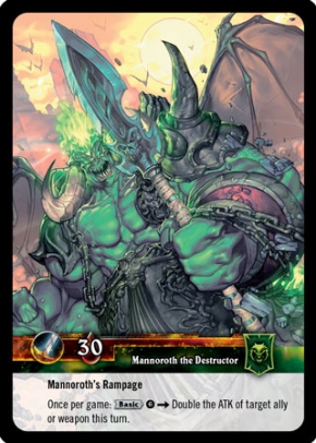 Mannoroth the Destructur gewann Stephans Heldenwahl!